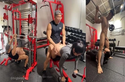 Vừa tập GYM vừa đụ, đụ là phải chất